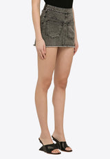 Malmo Mini Inside Out Denim Skirt