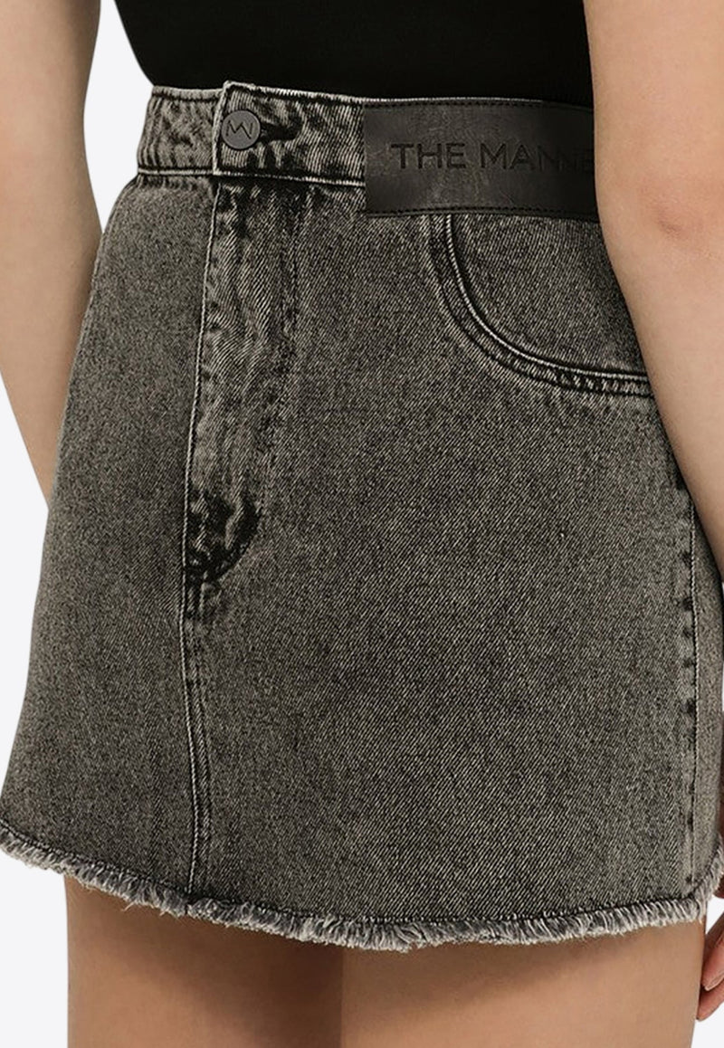 Malmo Mini Inside Out Denim Skirt