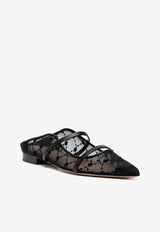 Maureen Mesh Flat Mules