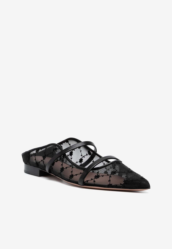 Maureen Mesh Flat Mules