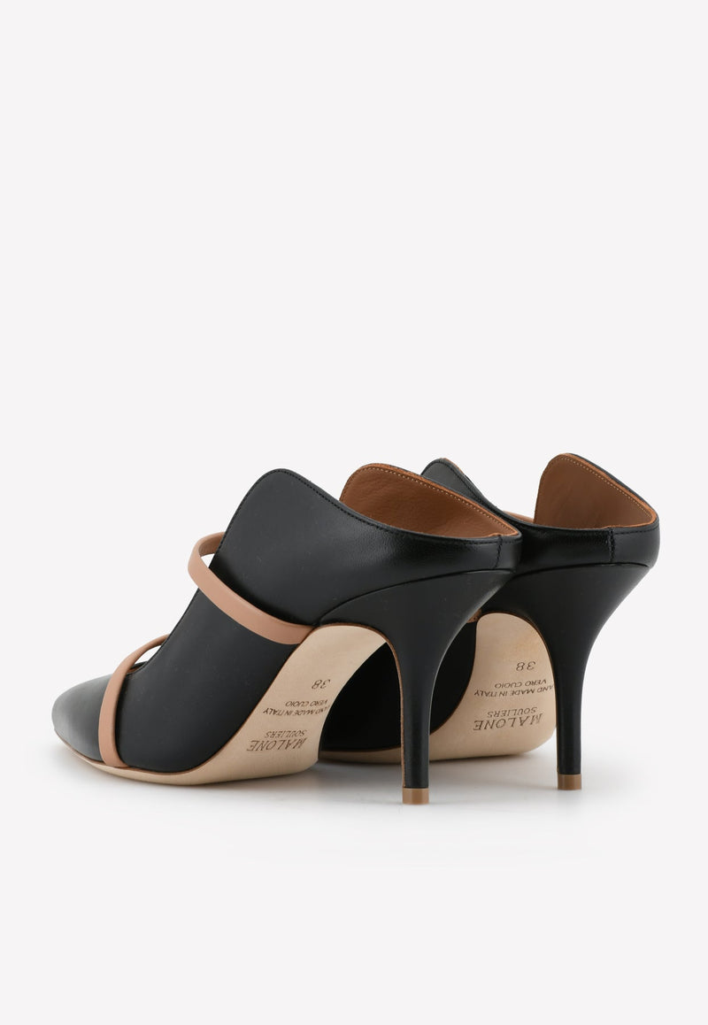 Maureen 70 Pointed Mules in Nappa Leather