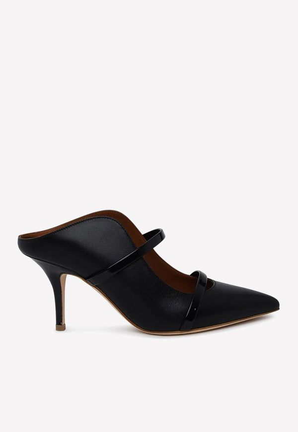 Maureen 70 Pointed Mules in Nappa Leather