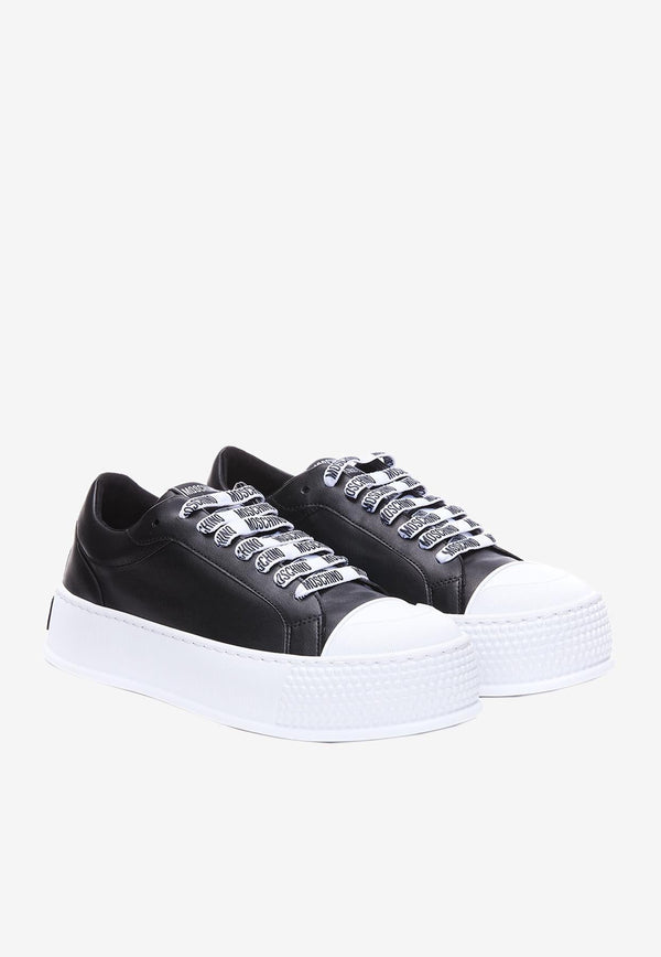 Logo Lettering Low-Top Sneakers