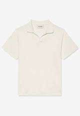 V-neck Jacquard Polo T-shirt