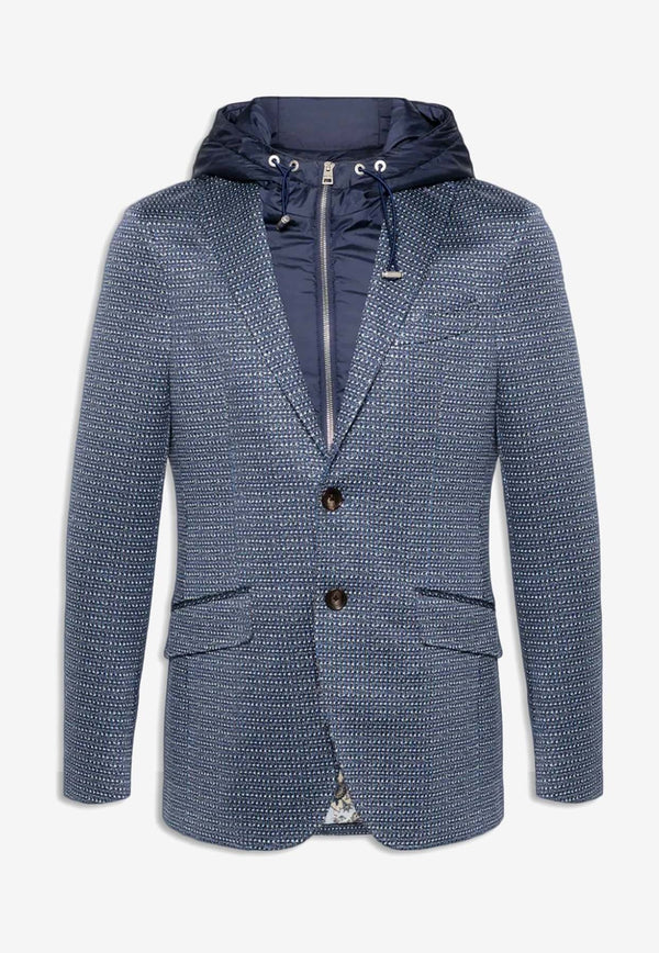 Jacquard Hooded Jacket