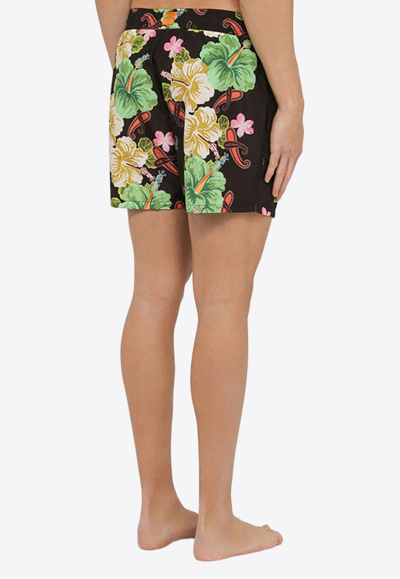 Floral Print Swim Shorts