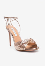 Twist 105 Sandals in Metallic Nappa Leather