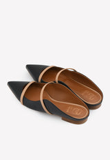 Maureen Flat Mules in Nappa Leather