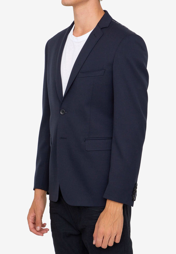 Wool Single-Breasted Blazer