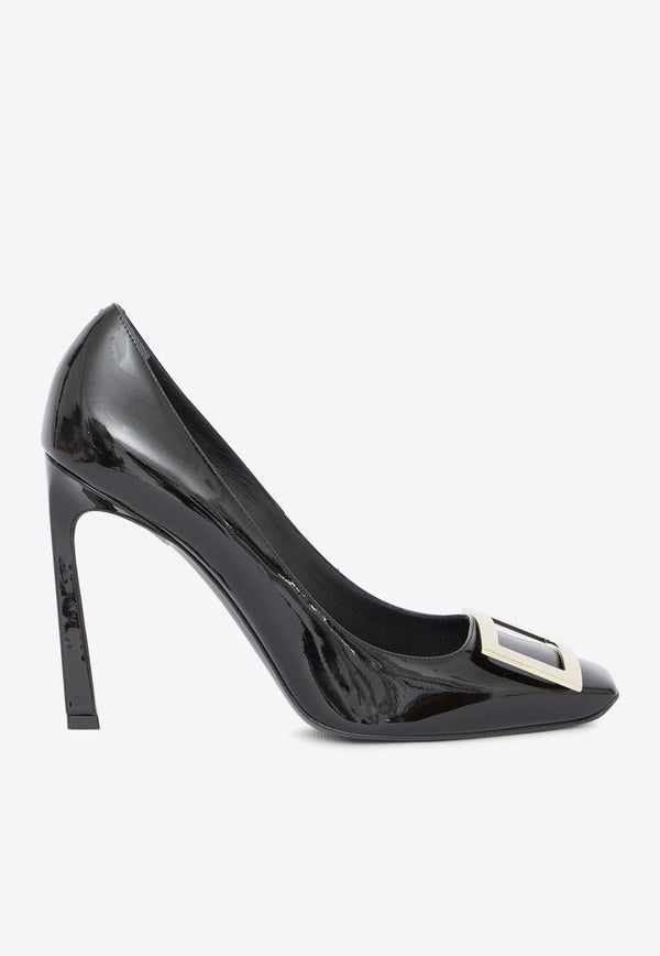 Belle Vivier Trompette 100 Pumps in Patent Leather