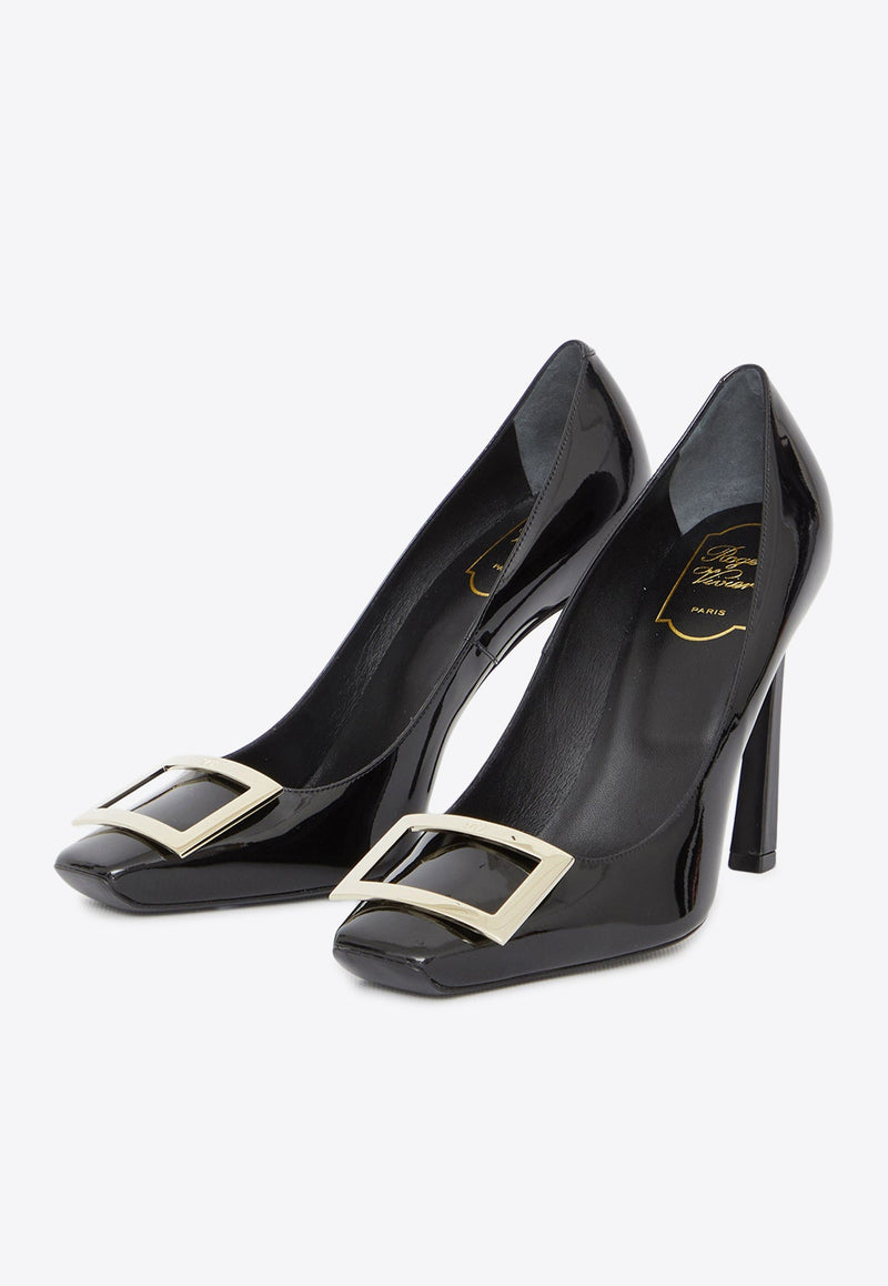 Belle Vivier Trompette 100 Pumps in Patent Leather