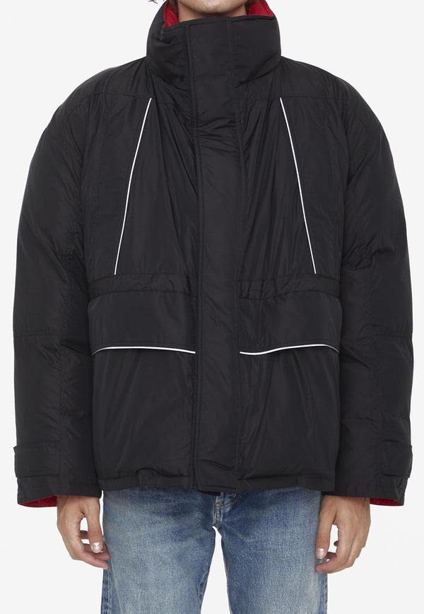 Logo Parka in Tech Fabric