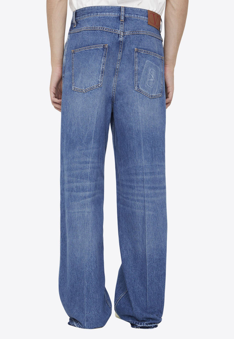 VLogo Straight Jeans