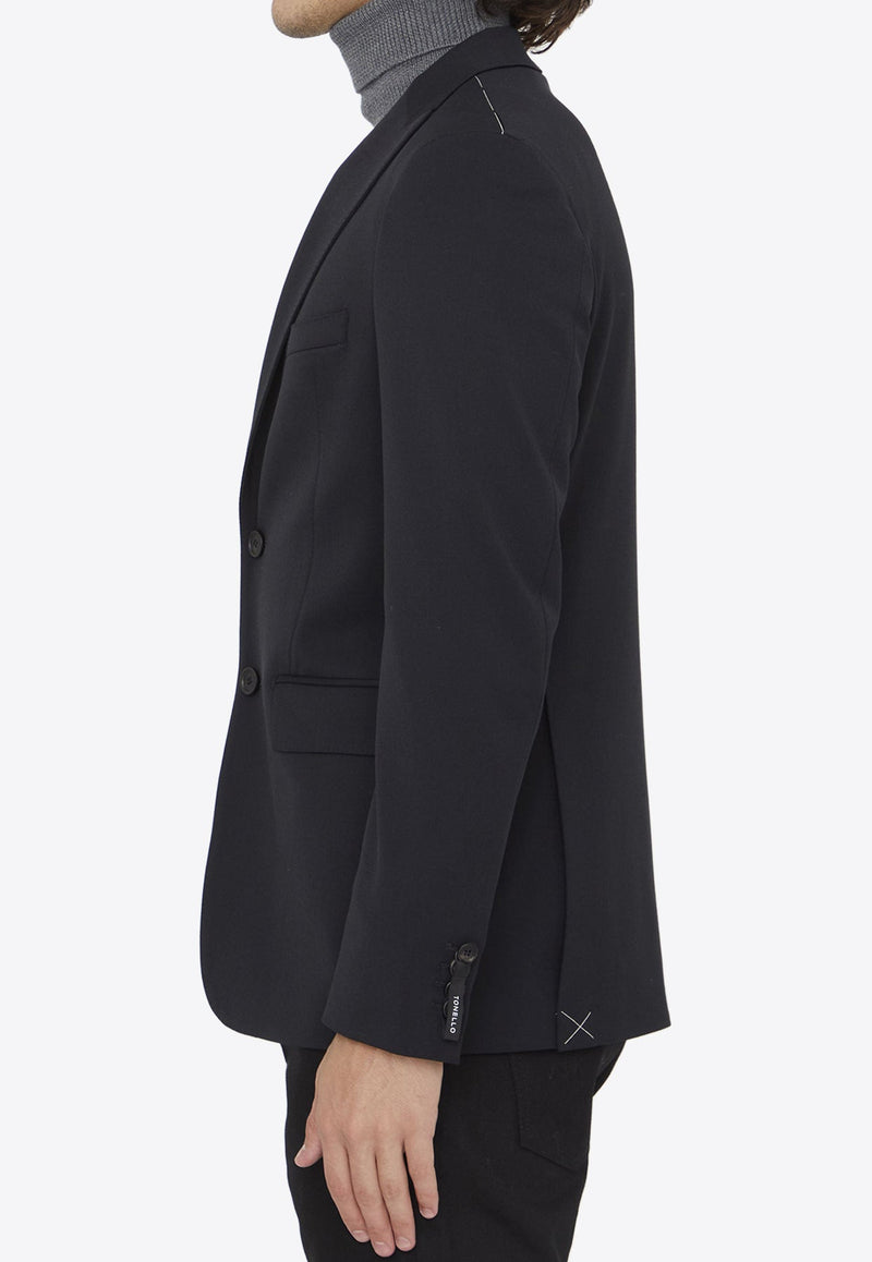 Single-Breasted Wool Blazer