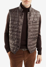 Quilted Buttoned Vest