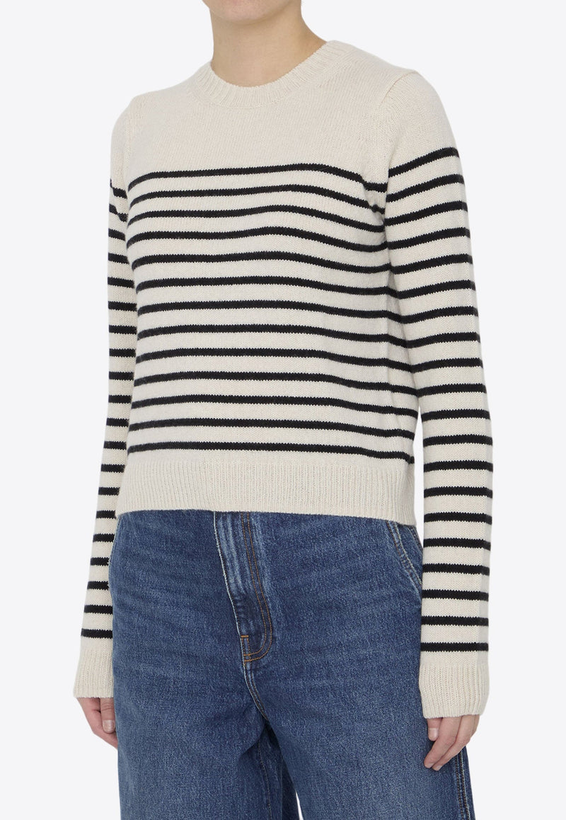 Diletta Striped Cashmere Sweater