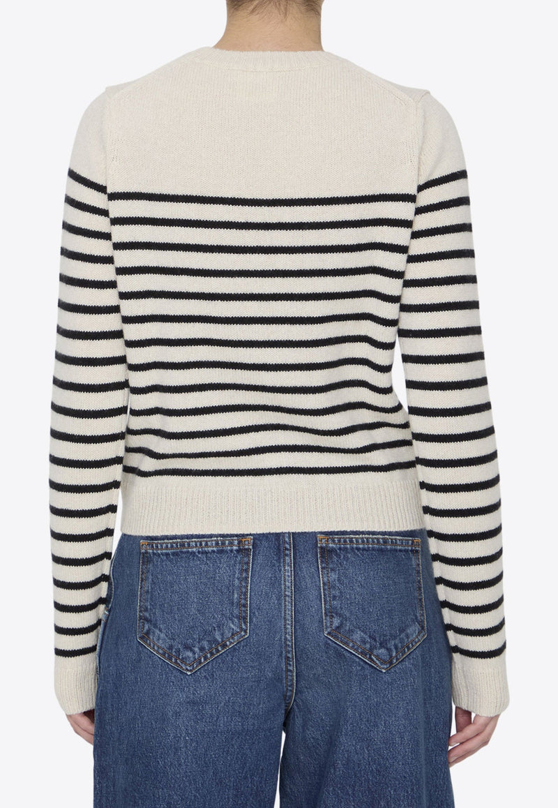 Diletta Striped Cashmere Sweater