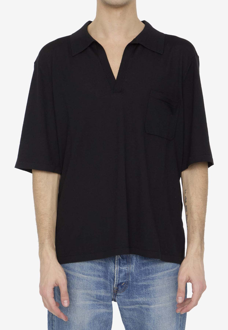 Cassandre Wool Polo T-shirt