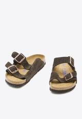 Arizona Double-Strap Suede Sandals