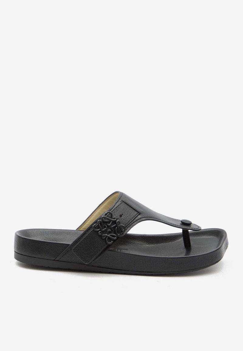 Ease Sandals with Anagram Buckle