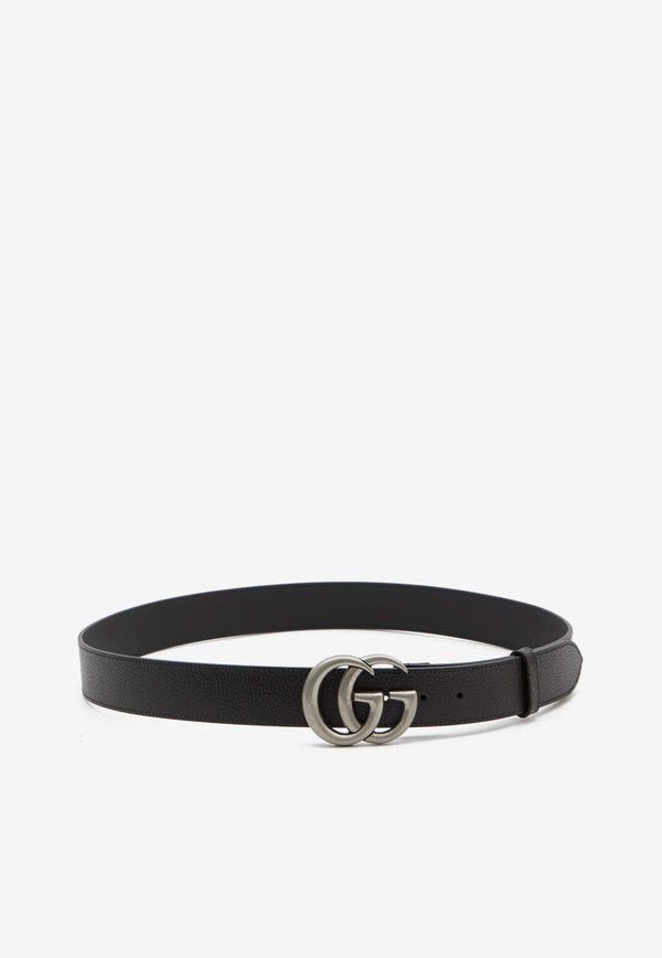 GG Marmont Grain-Leather Belt