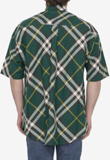 Short-Sleeved Checked Shirt