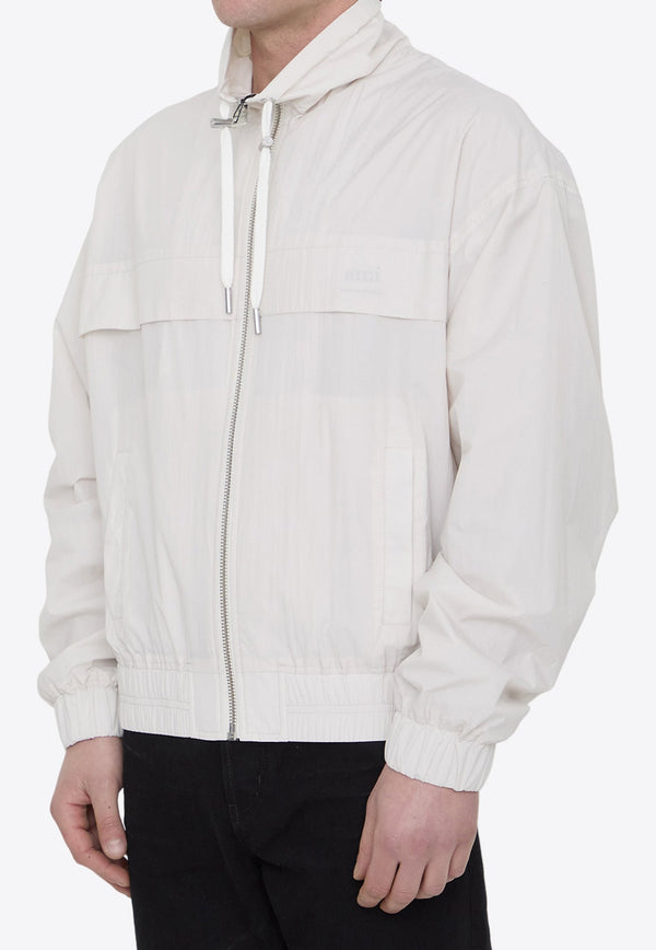 Ami Alexandre Mattiussi Zip-Up Windbreaker Jacket