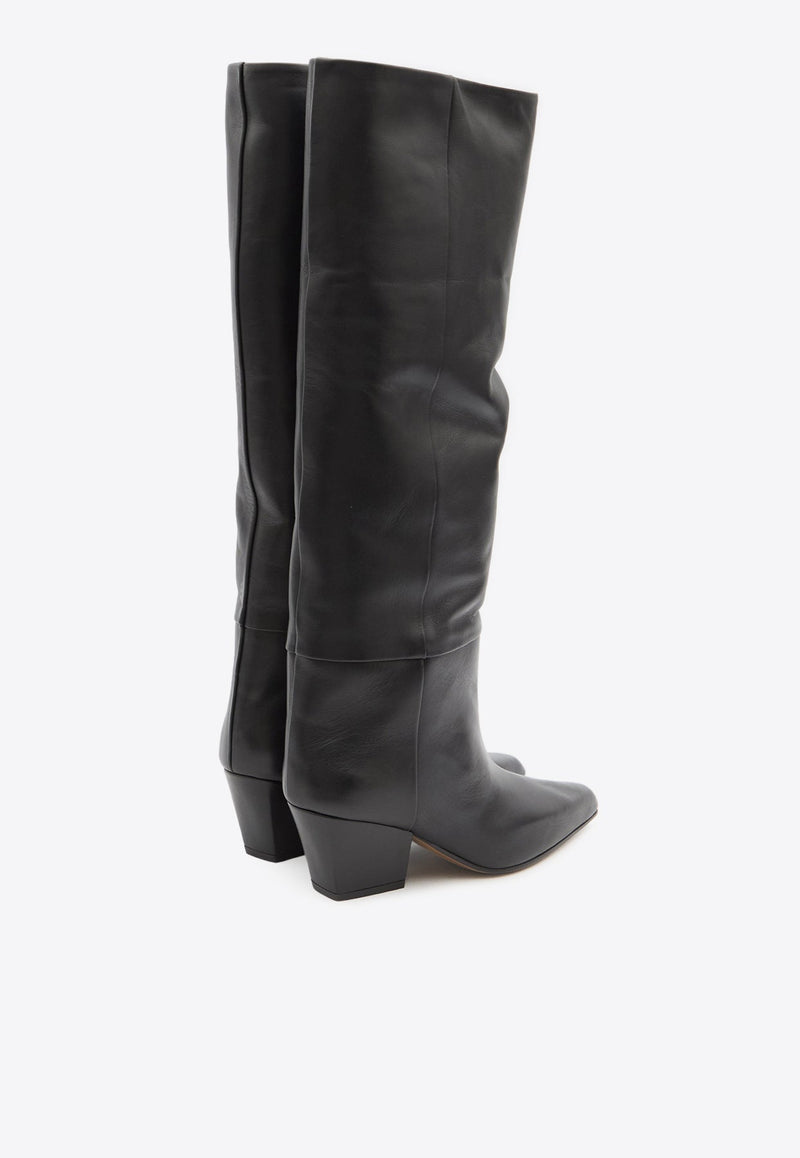 Jane 60 Leather Knee-High Boots