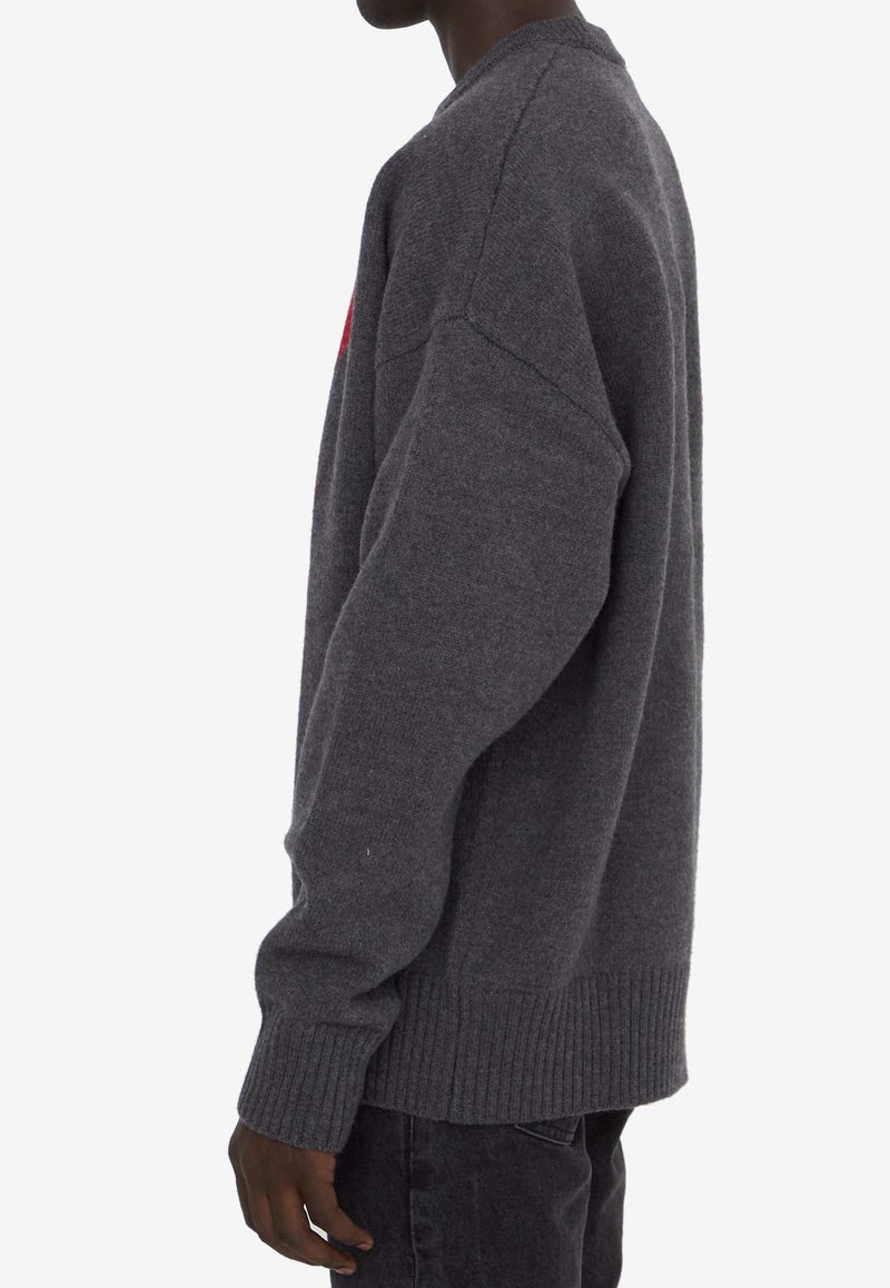 Ami De Coeur Intarsia Knit Turtleneck Sweater