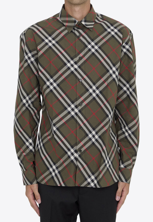 Signature Check Long-Sleeved Shirt