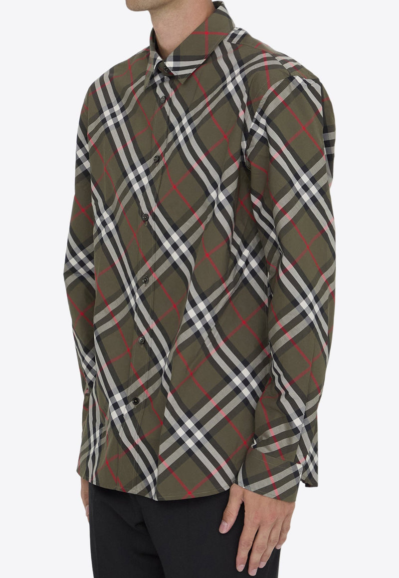 Signature Check Long-Sleeved Shirt