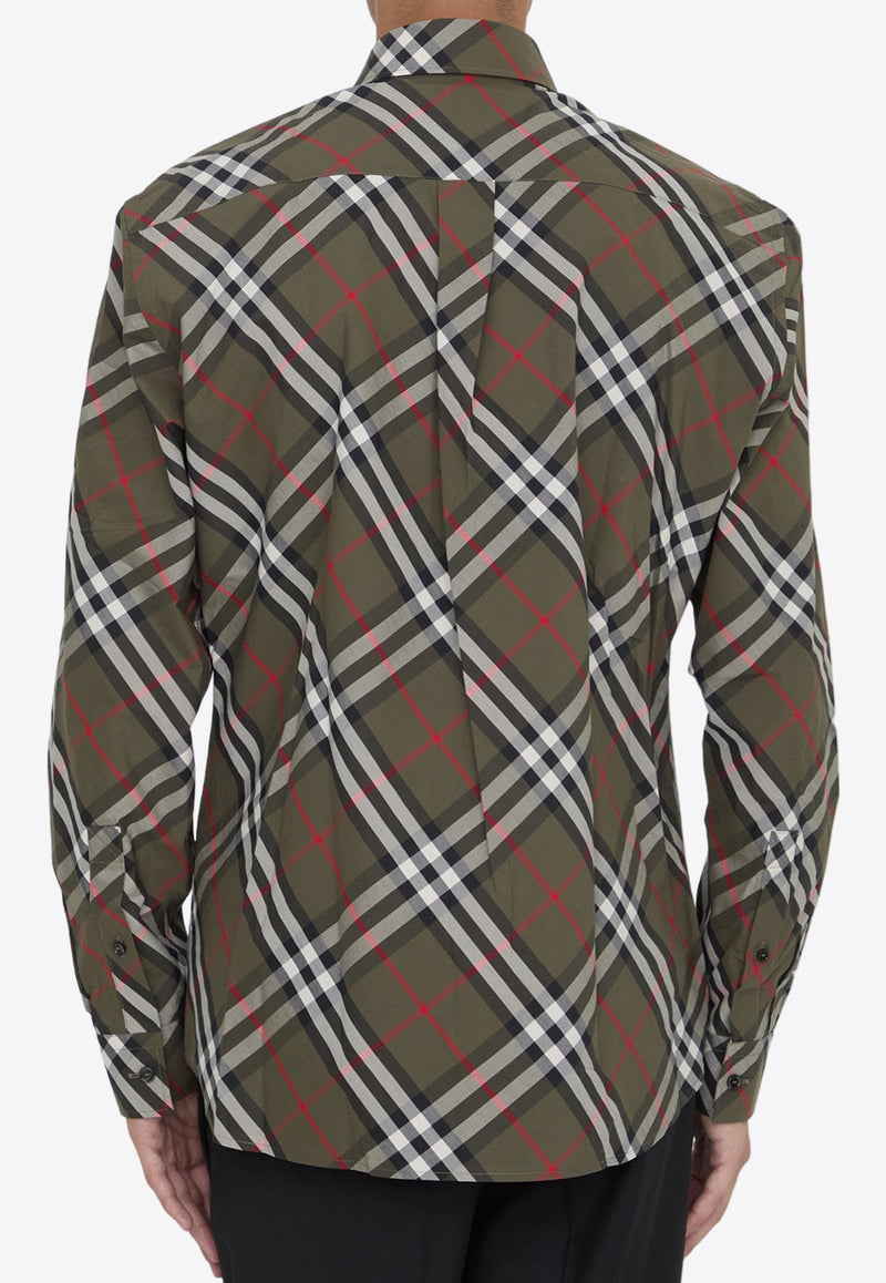 Signature Check Long-Sleeved Shirt