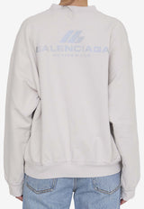 Activewear Logo Print Sweatshirt