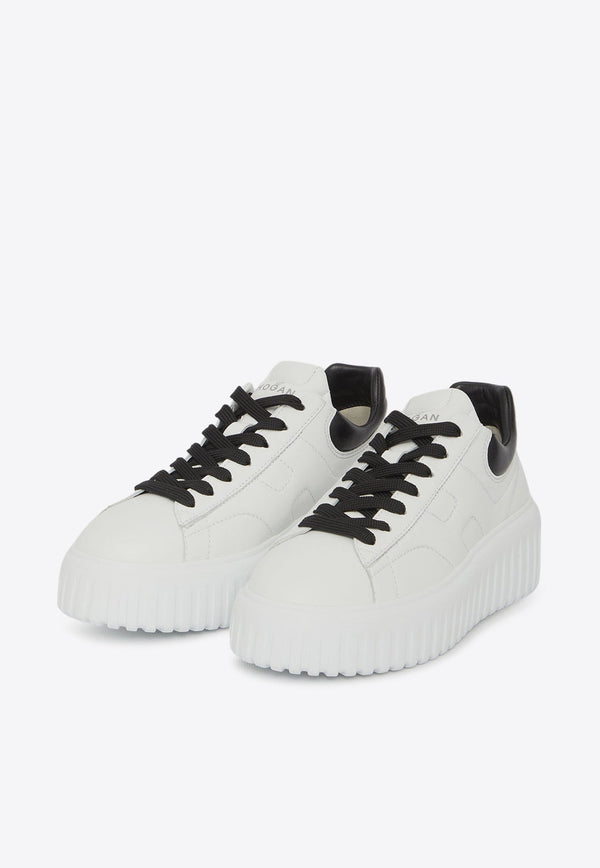 H-Stripes Leather Sneakers