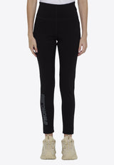 High-Rise Logo Leggings