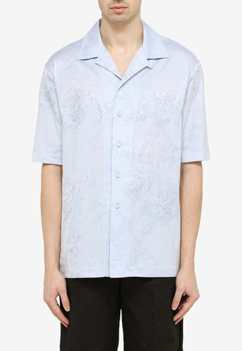 Angel-Motif Short Sleeved Shirt