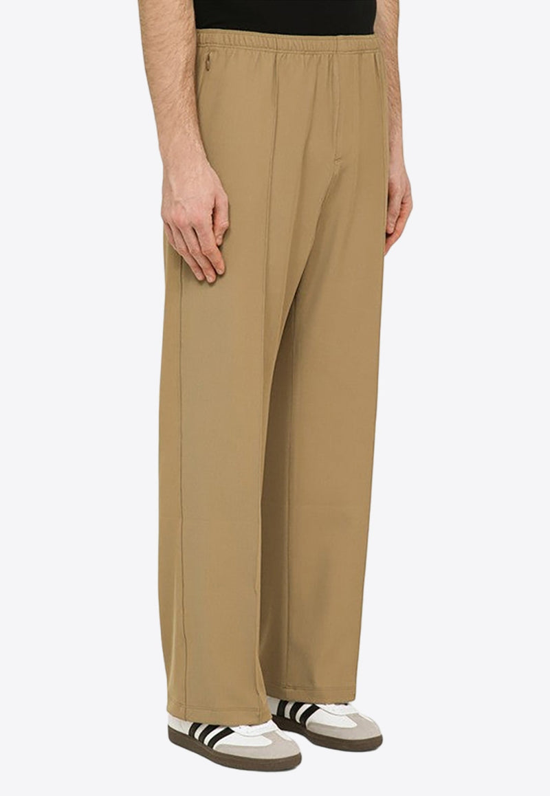 Straight-Leg Twill Track Pants