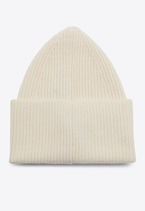 Arrow Embroidered Wool Beanie