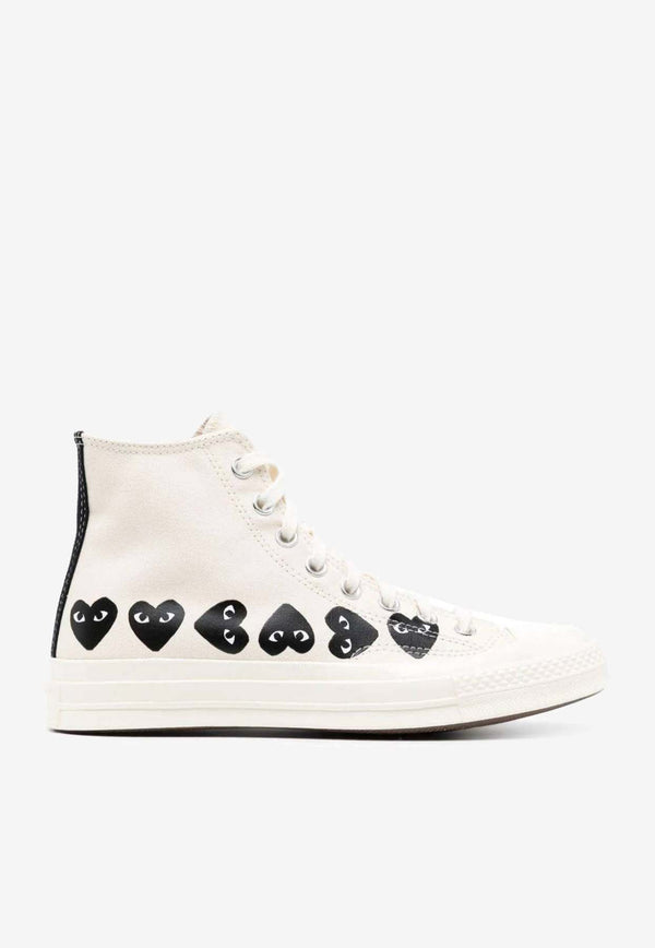 X Converse Multi Heart High-Top Sneakers