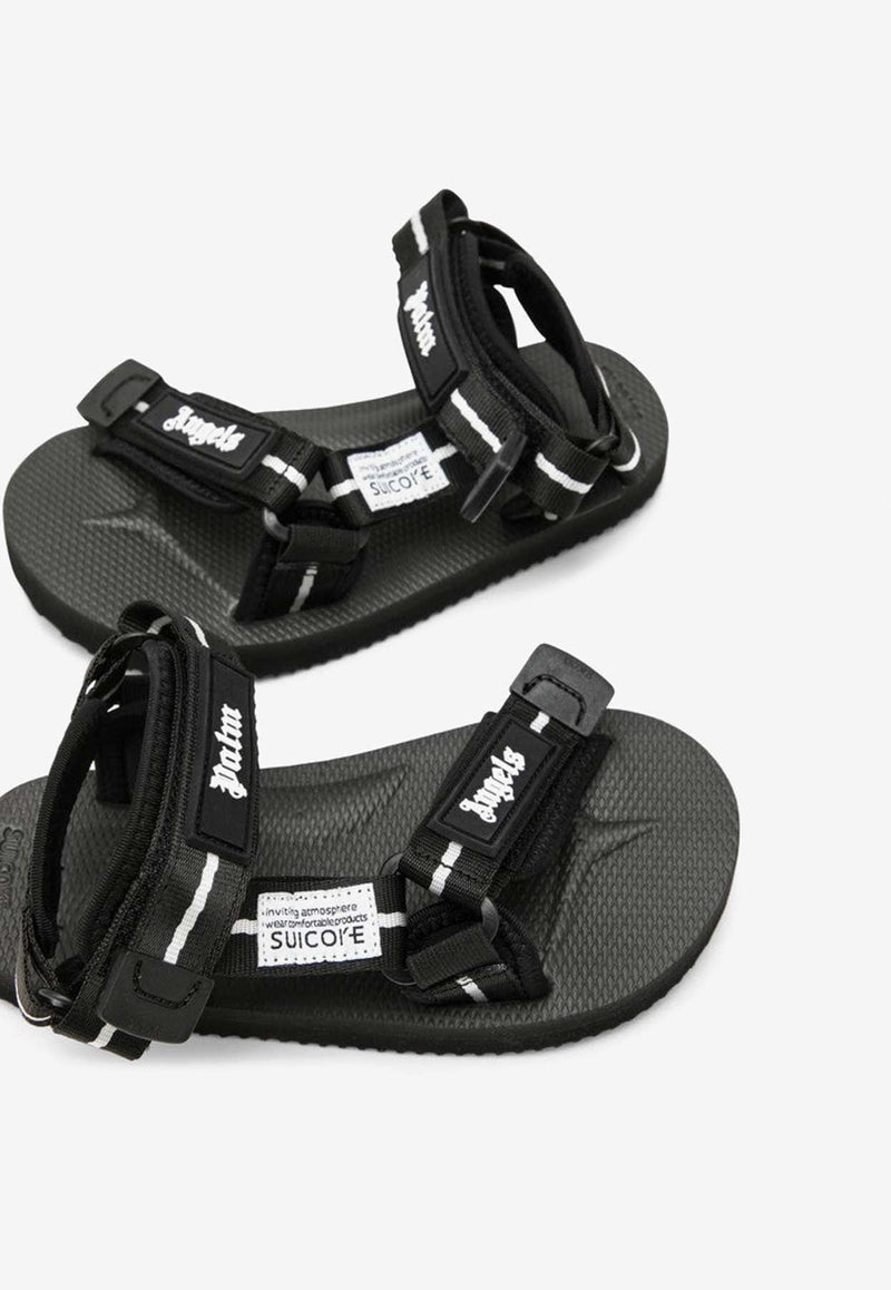 Boys Logo-Strap Sandals