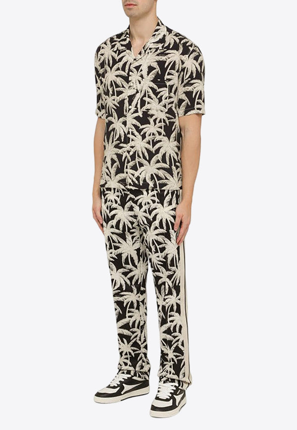 Palm Print Track Pants