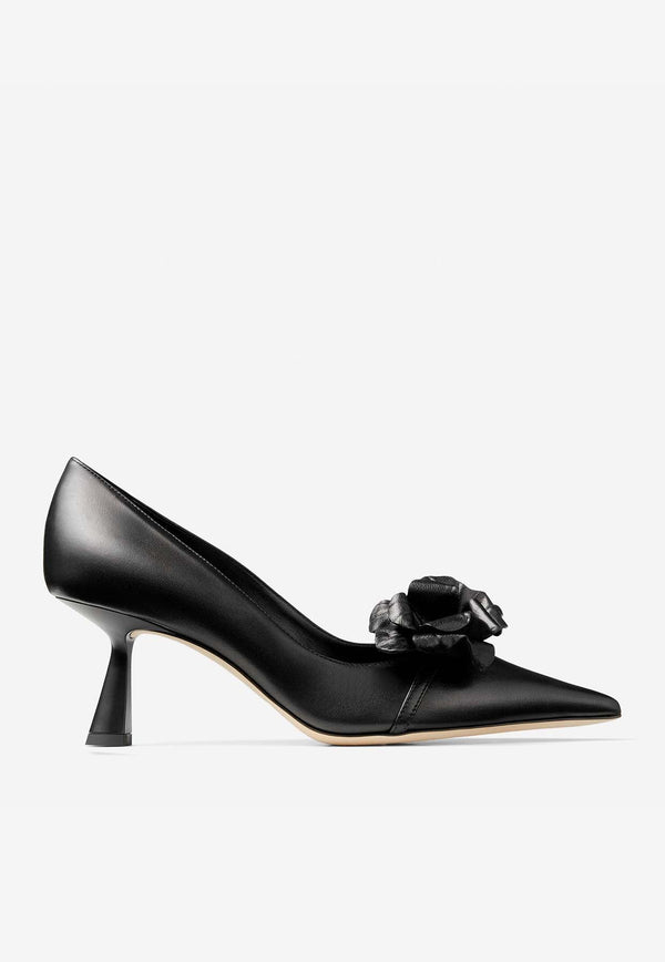 Rosalia Flowers 65 Nappa Leather Pumps