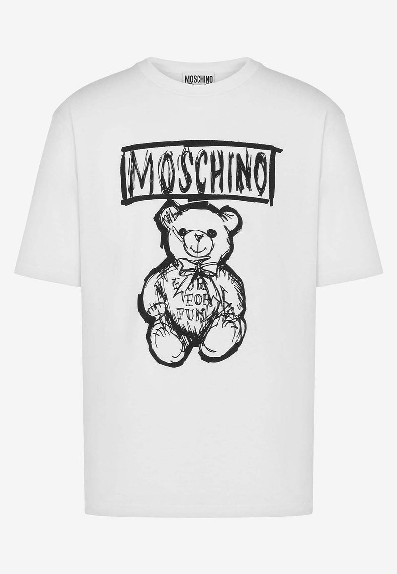 Teddy Bear Logo Crewneck T-shirt