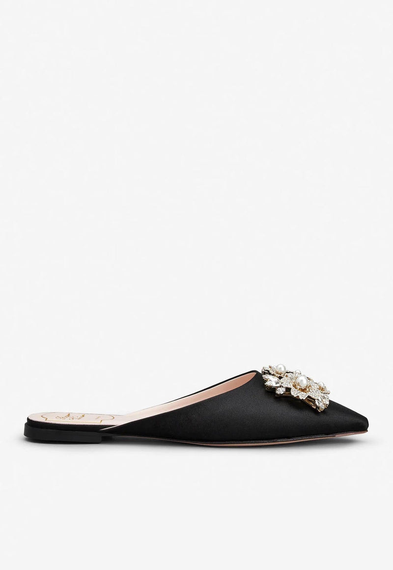 Bouquet Strass Flat Mules