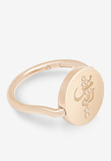 Me Oh Me Pearly Off-White Luminous 18K Rose Gold Diamond Ring