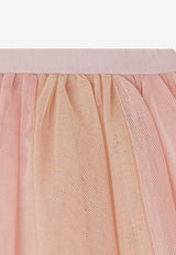 Girls Charm Flared Tulle Skirt