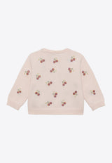 Baby Girls Claudie Cherry Embroidered Cardigan