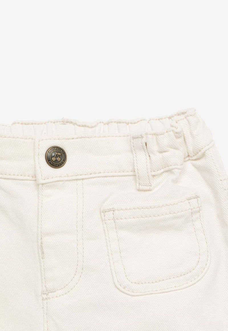 Babies Logo-Embroidered Jeans