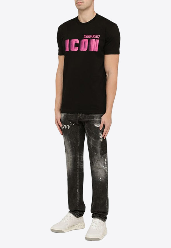 Icon Print Short-Sleeved T-shirt