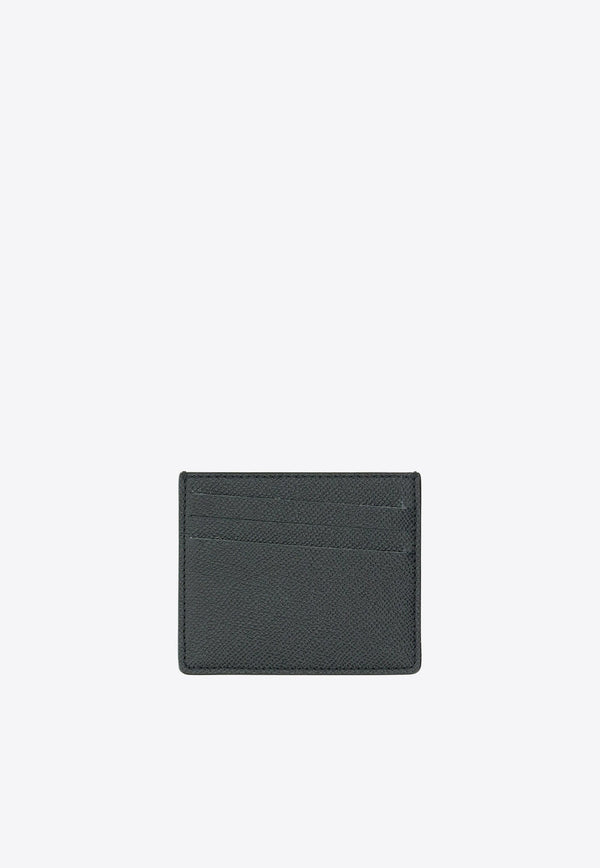 Four-Stitch Grained Leather Cardholder